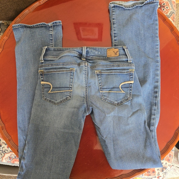 American Eagle Outfitters Women's Boot Cut Jeans - Light Blue - Picture 3 of 13
